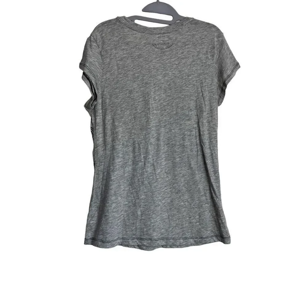 Disney Top Girls Youth Size XL Gray‎ Minnie and Mickey Mouse Graphic T-Shirt